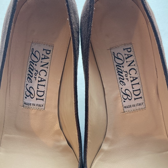 Pancaldi Brown Suede Heels - Picture 3 of 7